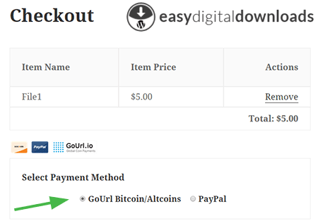 bitcoin payments easy digital downloads