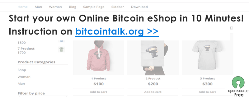 free bitcoin shop